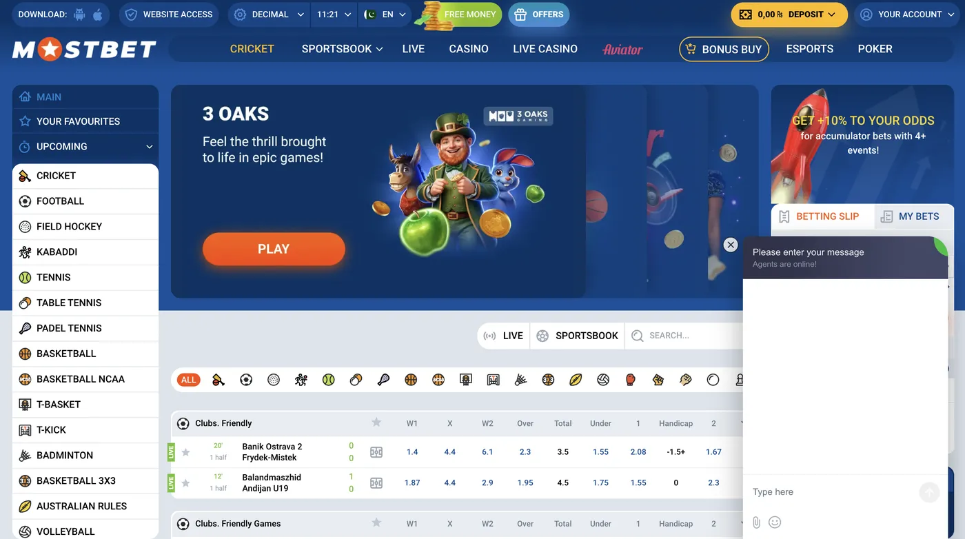 Mostbet Customer Support in Pakistan